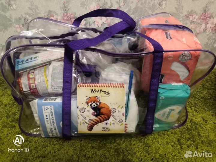 Готовая сумка в роддом