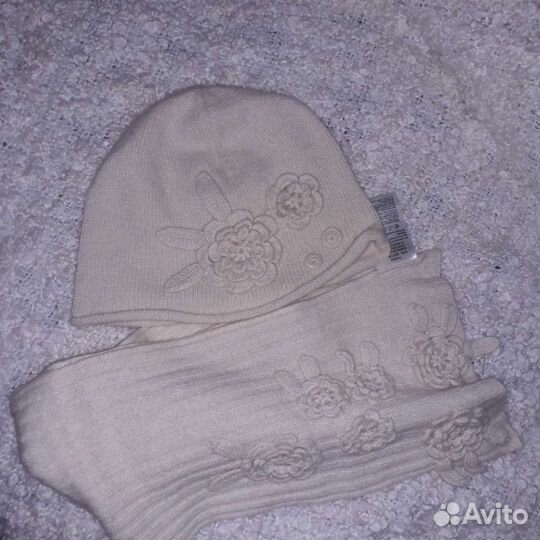 Шапка с шарфиком комплект