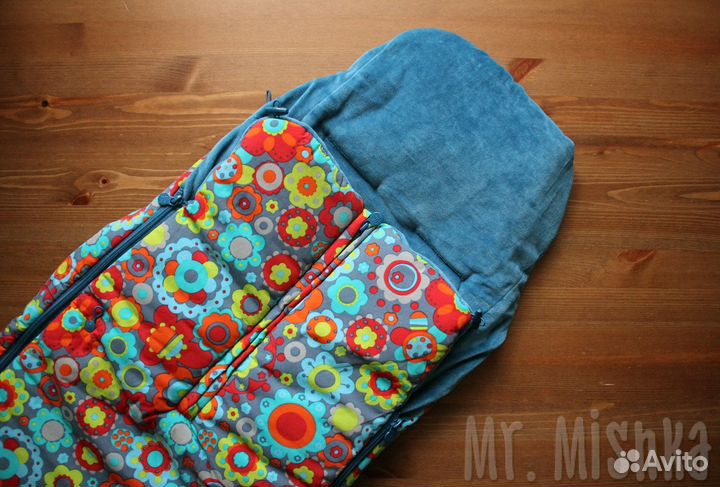 Конверт в коляску или санки,новый