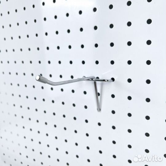 Крючок на перфорацию одинарный L100мм d4,8мм, ш