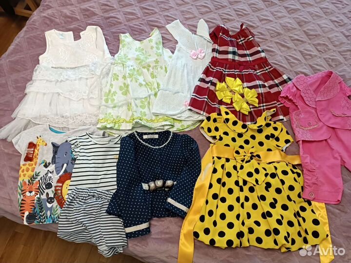 Пакет вещей на девочку от 2 до 4 лет