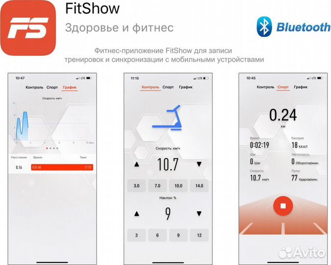 Беговая дорожка Unixfit MX-970F