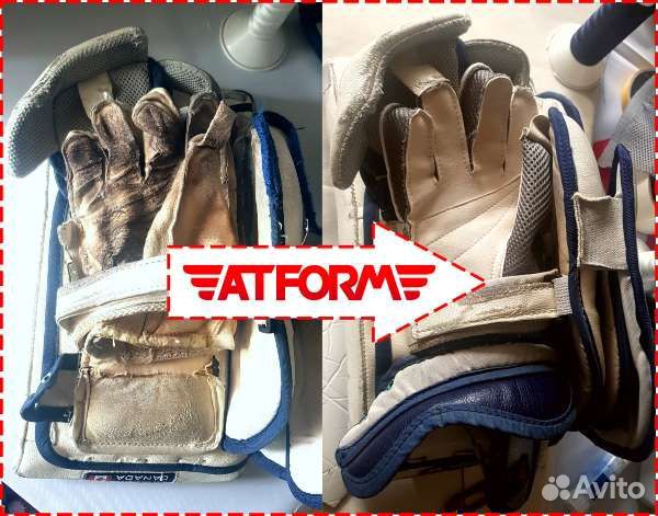 Ремонт хоккейных перчаток краг и формы