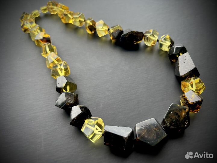 Бусы из натурального янтаря