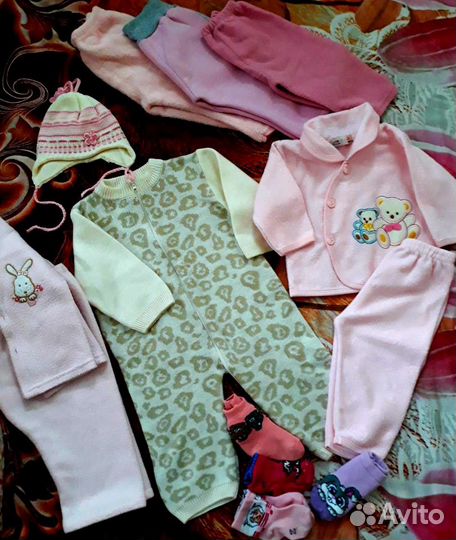 Вещи на девачку с 4м до1г