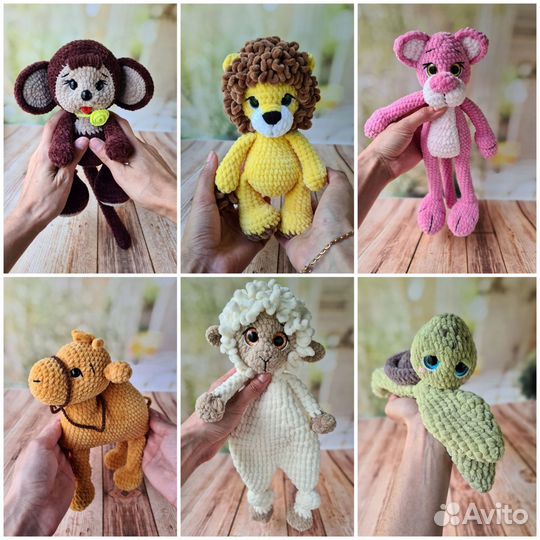 Вязаные игрушки. Амигуруми. Ручная работа