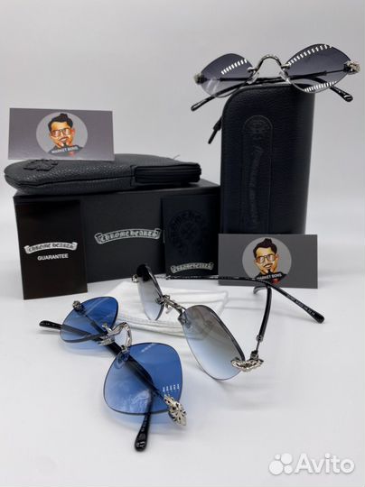 Очки chrome hearts ромб унисекс