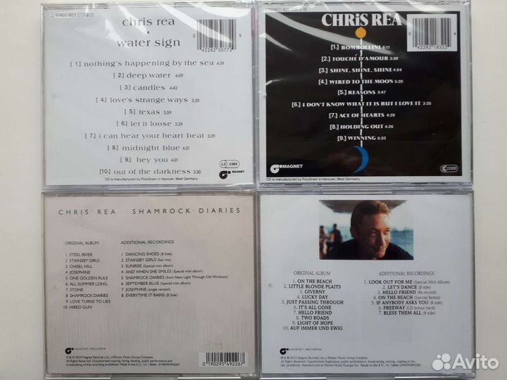 CD диски Chris Rea, Joe Cocker