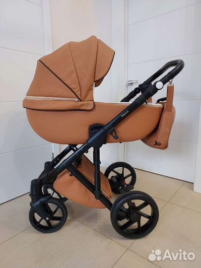 Коляска 2 в 1 эко кожа BeBe-Mobile Marconi мало бу