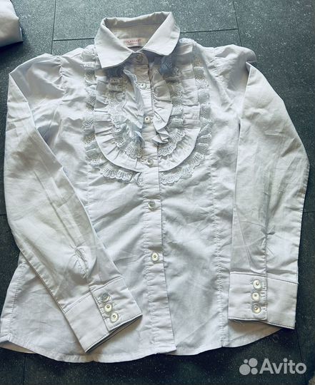 Блузки / рубашки к школе р. 134