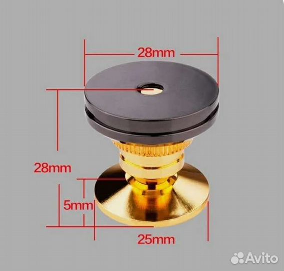 Виброразвязка шипы для акустических систем