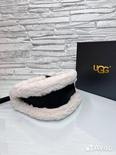 Сумка Ugg кожаная с овчиной