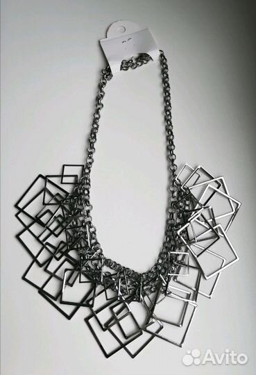 Колье, состав: металл, р-р 50 см