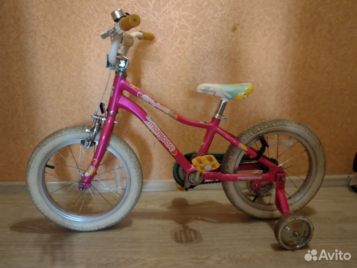 Детский велосипед mongoose, pink