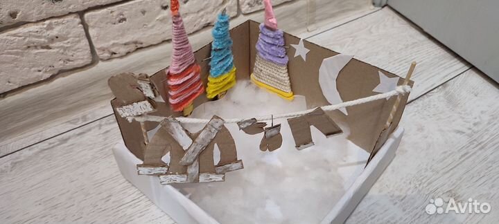 Новогодняя поделка в сад, шуолу