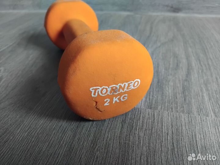 Гантели torneo 2 кг