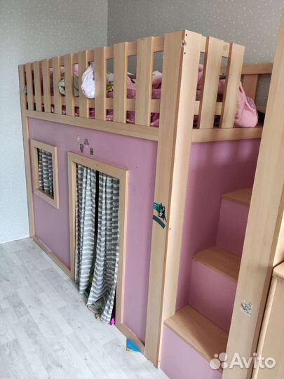 Кровать чердак домимик