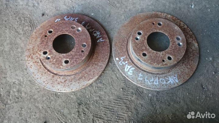 Задние тормозные диски Honda Accord 7 Хонда