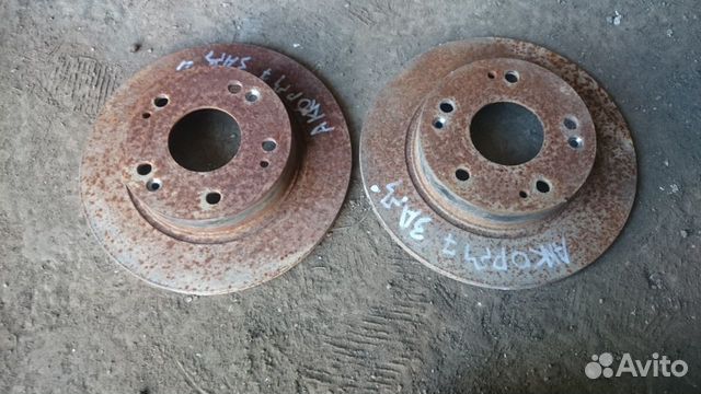 Задние тормозные диски Honda Accord 7 Хонда