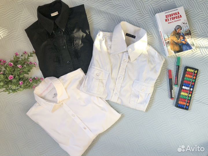 Школьная форма для девочки 164 38 42 рубашка юбка