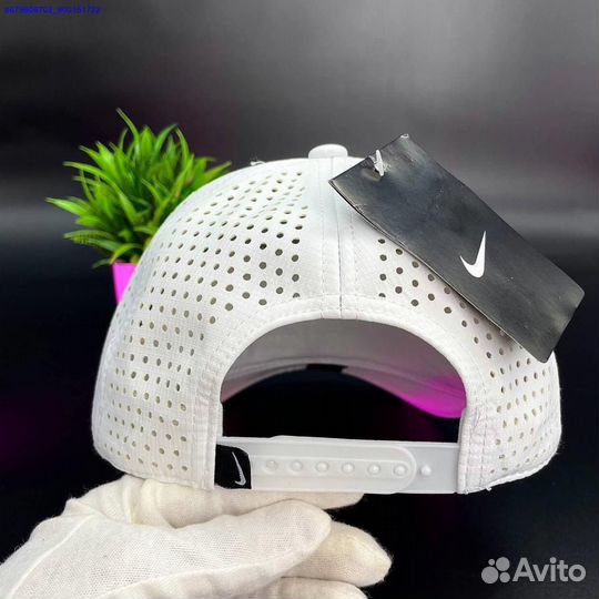 Белая бейсболка Nike (Арт.38686)