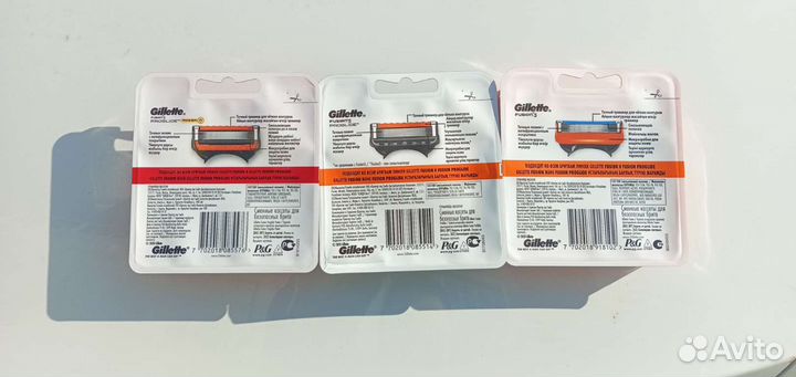 Кассеты Gillette fusion, proglide, power (4, 6 шт)