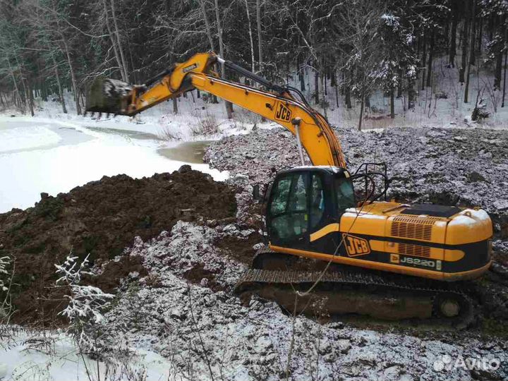 Услуги гусеничного экскаватора 20-30 тн (аренда)