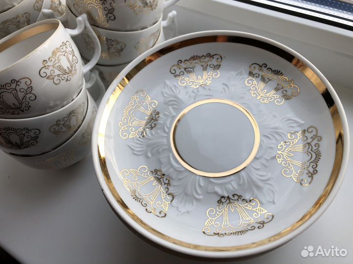 Чайные чашки с блюдцами СССР