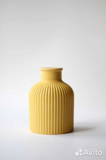 Ваза декоративная гипсовая для сухоцветов