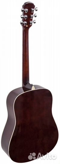 Леворукая акустическая гитара Aria AWN-15-L N