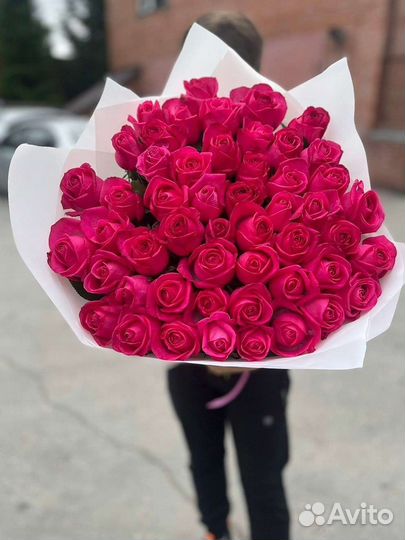 Букеты цветов из роз 15,31,51, 101 роза доставка
