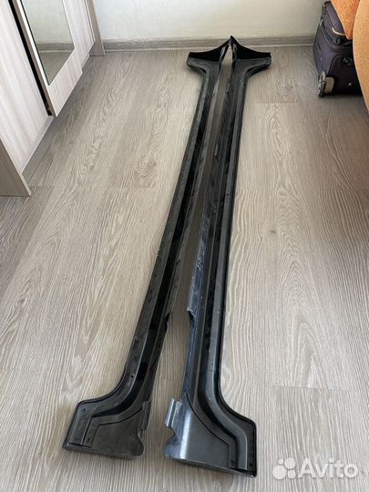 Пороги пластиковые Mazda 3 BK (седан/хетч)