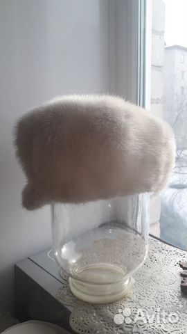 Шапка норковая белая женская бу торг