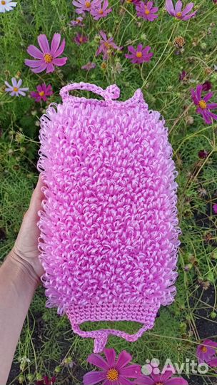 Мочалка ручной работы