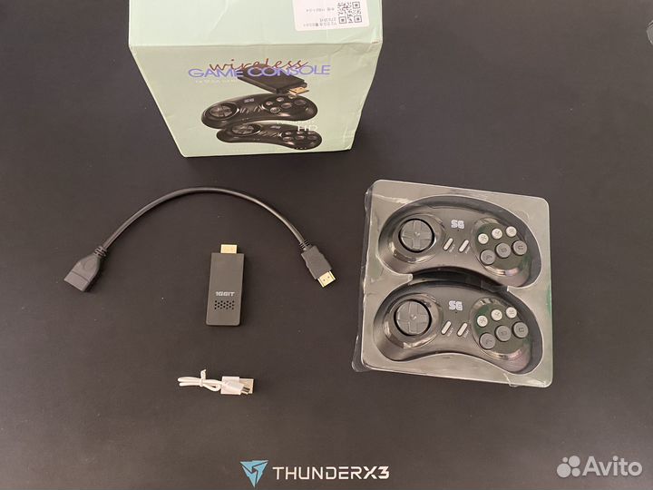 Беспроводная Sega Mega Drive 16 bit. hdmi+все игры