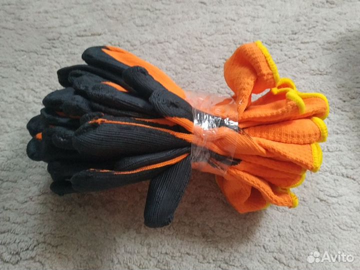 Перчатки теплые с обливом