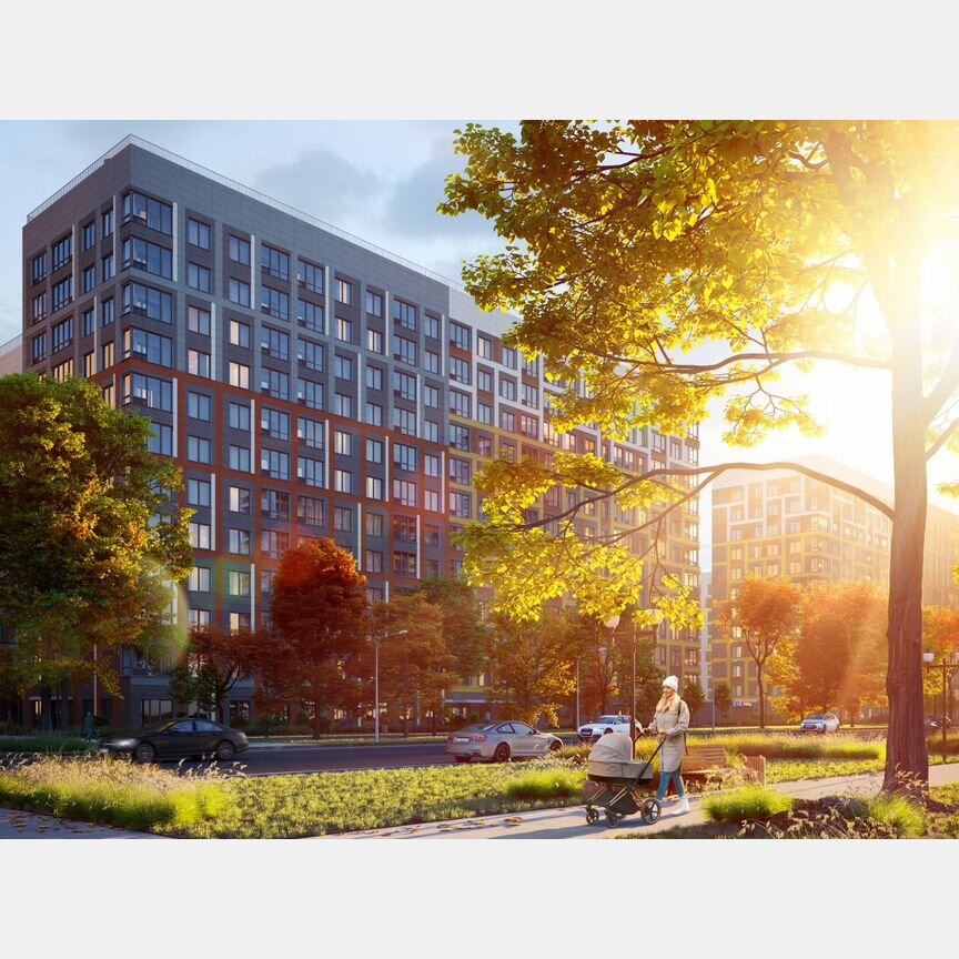 2-к. квартира, 77,5 м², 4/12 эт.