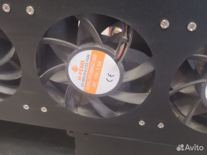 Корпус для майнинга на 12 карт с регулятором