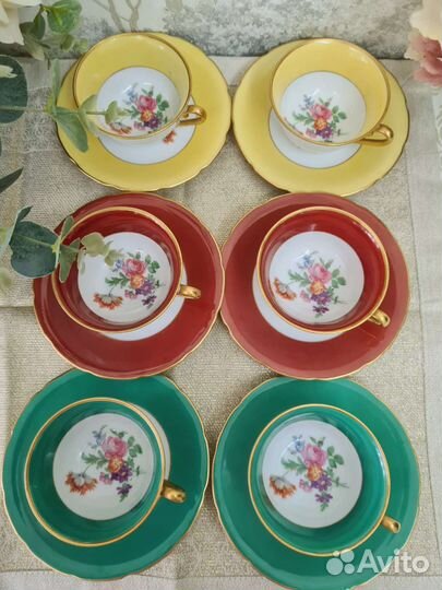 Сервиз/Чайная/кофейная пара Лимож/Limoges