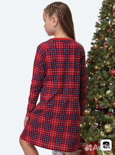 Новогодняя сорочка для девочки 140