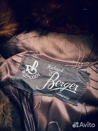 Шуба из 100 % меха кролика размер M винтаж