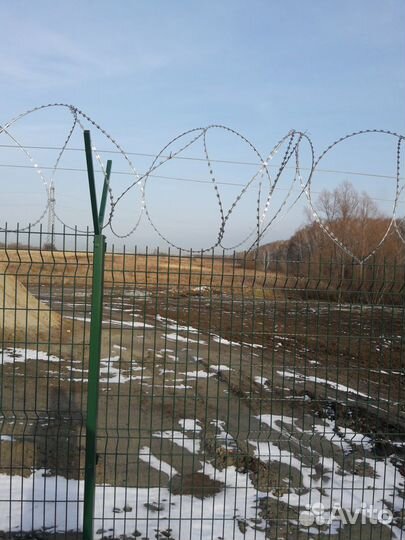 Забор из сетки 3d