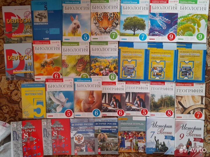 Рабочие тетради5,6,7,8,9,10-11 класс