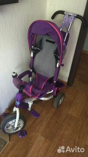 Велосипед коляска с ручкой