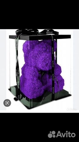 Мишка из роз