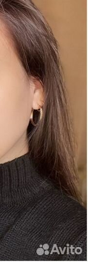 Серьги золотые