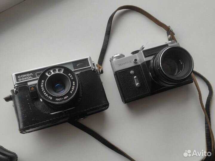 Пленочный фотоаппарат сокол 2 зенит е Гелиос 44-2