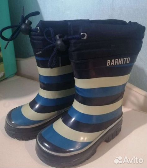 Детские резиновые сапоги