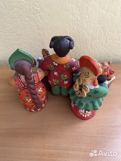 Глиняная композиция «Ярмарка»