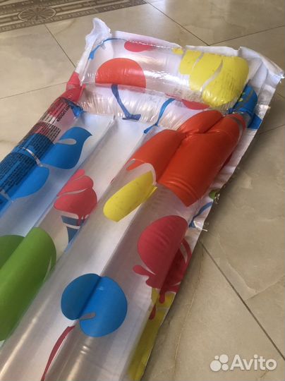 Лодочка и матрас надувные